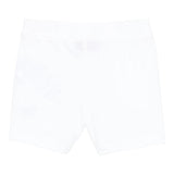 Moschino Bermuda Tinta Unita con Logo per Neonato MUQ01LN BIANCO MOSCHINO 