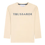 TRUSSARDI shirt girocollo tinta unita Beige per Neonato TIA24085TSX BEIGE TRUSSARDI 