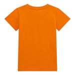 Guess T-Shirt Girocollo Tinta Unita con Stampa per Bambino N5RI25K8HM4 ARANCIONE GUESS 