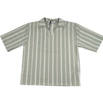 Paolo Pecora Camicia Mezza Manica Fantasia A Righe per Bambino PP42355 VERDE PAOLO PECORA 