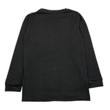 EMC shirt girocollo tinta unita con stampa in contrasto Nero per Bambino BX2314 NERO EMC 