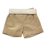 LA STUPENDERIA completo 2pz bermuda-camicia tinta unita con bottoni Bianco per Neonato CCT45 BIANCO LA STUPENDERIA 