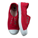 Chipie Sneakers Solid Color With Red Contrast Sole For Newborn