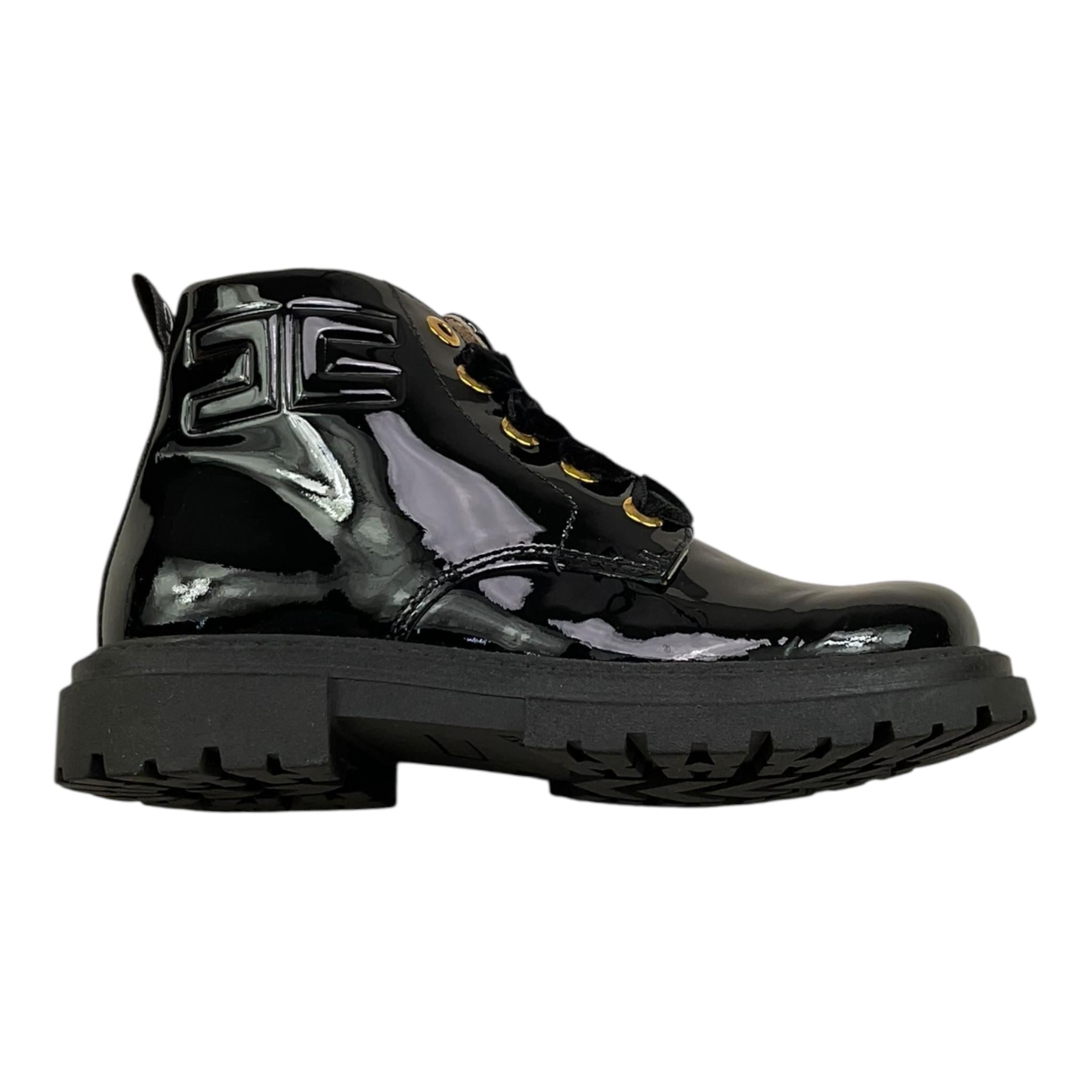 ELISABETTA FRANCHI tronchetto tinta unita con suola in gomma Nero per Neonata F1A5E0125N NERO ELISABETTA FRANCHI 