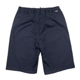 Paolo Pecora Solid Color Bermuda Shorts With Elastic Waistband Blue For Boys