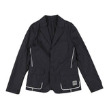 Emporio Armani Giacca Tinta Unita con Profili In Contrasto per Bambino 3L4GJ5 BLU EMPORIO ARMANI 