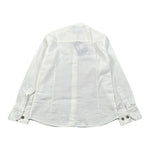 Emanuel Pris Camicia Tinta Unita Manica Lunga  per Bambino ECM4125R BIANCO EMANUEL PRIS 