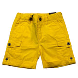 Sarabanda Bermuda Solid Color With Adjustable Waistband Yellow For Newborn