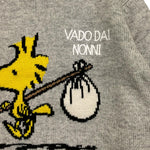 SAINT BARTH maglia tinta unita con stampa Grigio per Bambino WOODSTOCK GRIGIO SAINT BARTH 