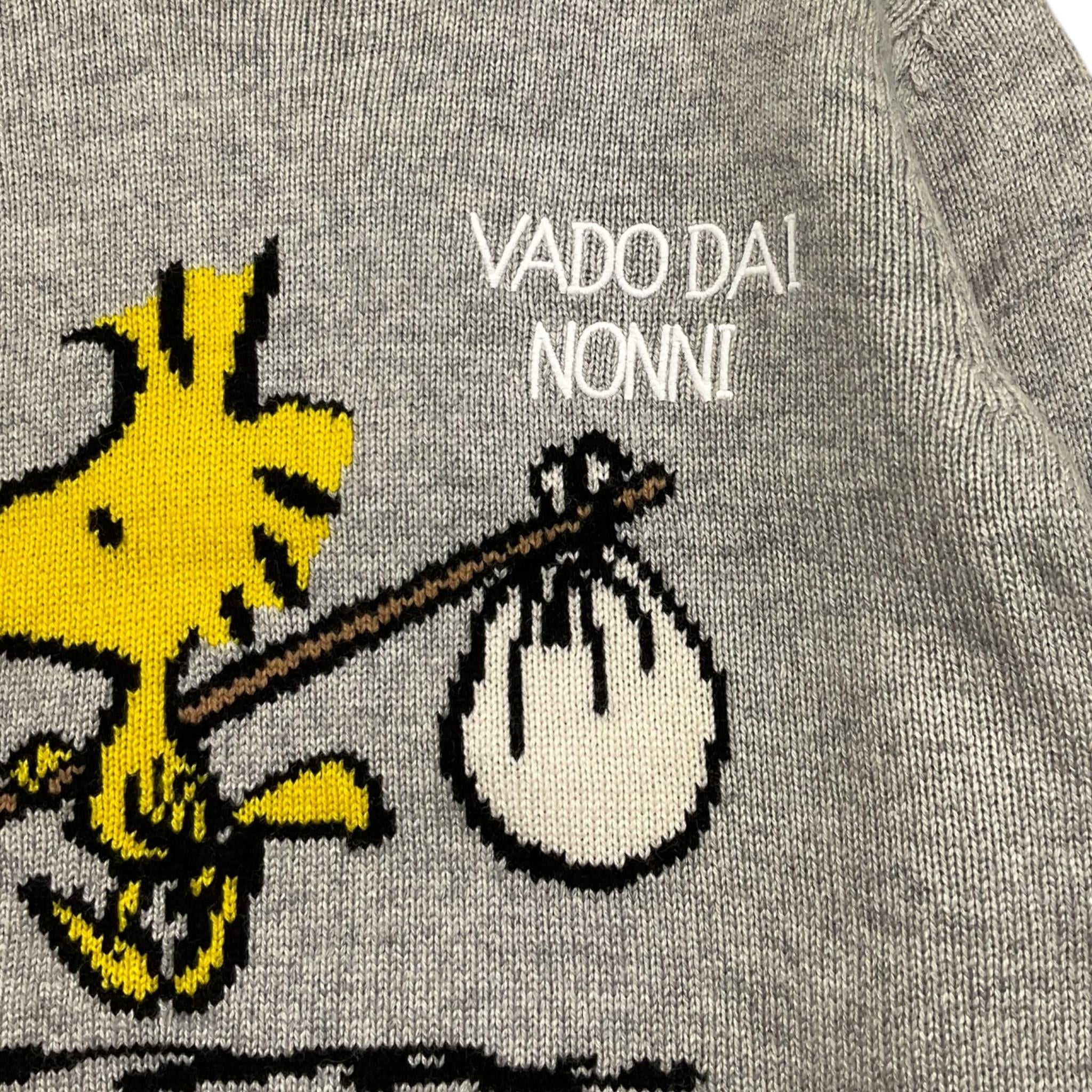 SAINT BARTH maglia tinta unita con stampa Grigio per Bambino WOODSTOCK GRIGIO SAINT BARTH 