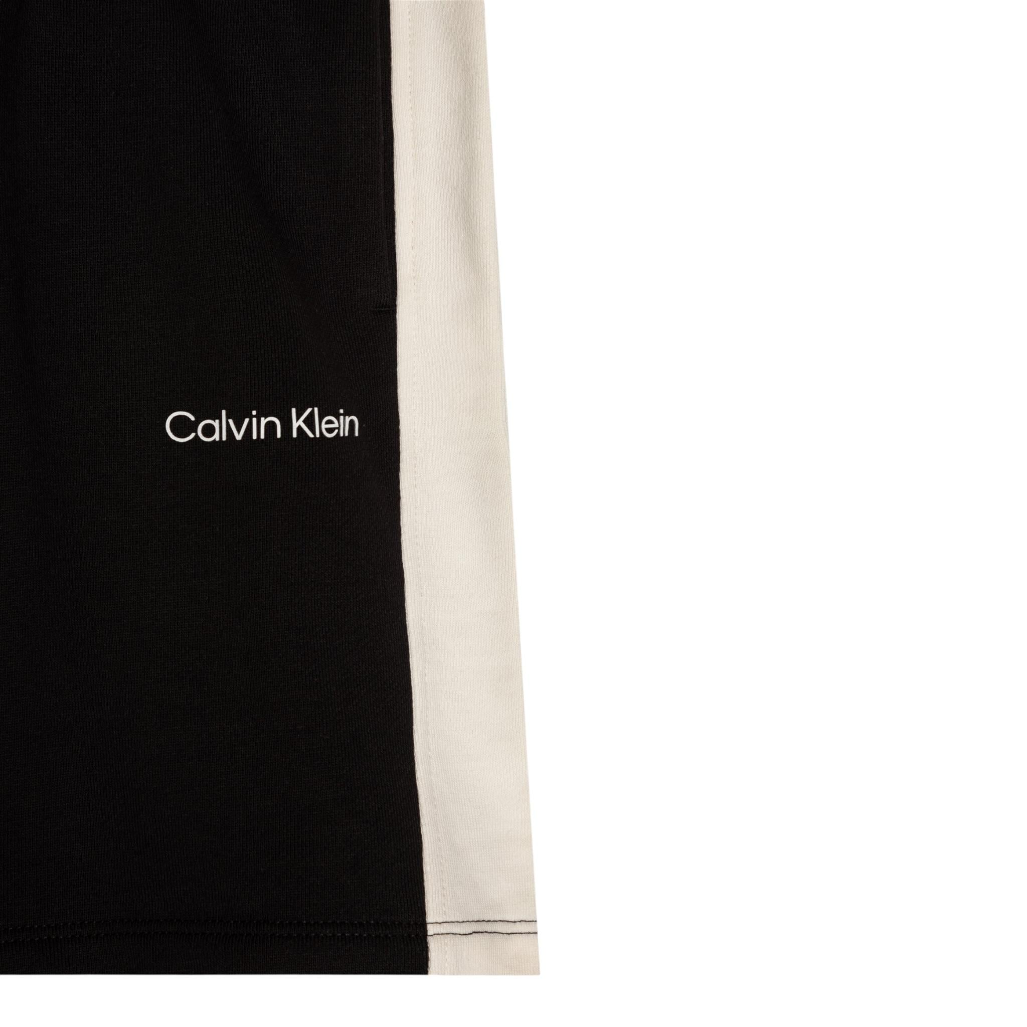 Calvin Klein Bermuda Tuta tinta unita con Logo Nero per Bambino IB0IB02433 NERO CALVIN KLEIN 