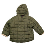 K-WAY giubbino reversibile con zip e cappuccio bicolore Verde/beige per Neonato K7132PWOXX VERDE/BEIGE K-WAY 