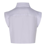 Marc Ellis Camicia Mezza Manica Tinta Unita con Logo per Bambina JMJSH01176 BIANCO MARC ELLIS 