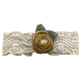 MARLU' fascia tinta unita con applicazione Bianco per Neonata IH805FAT BIANCO MARLU' 