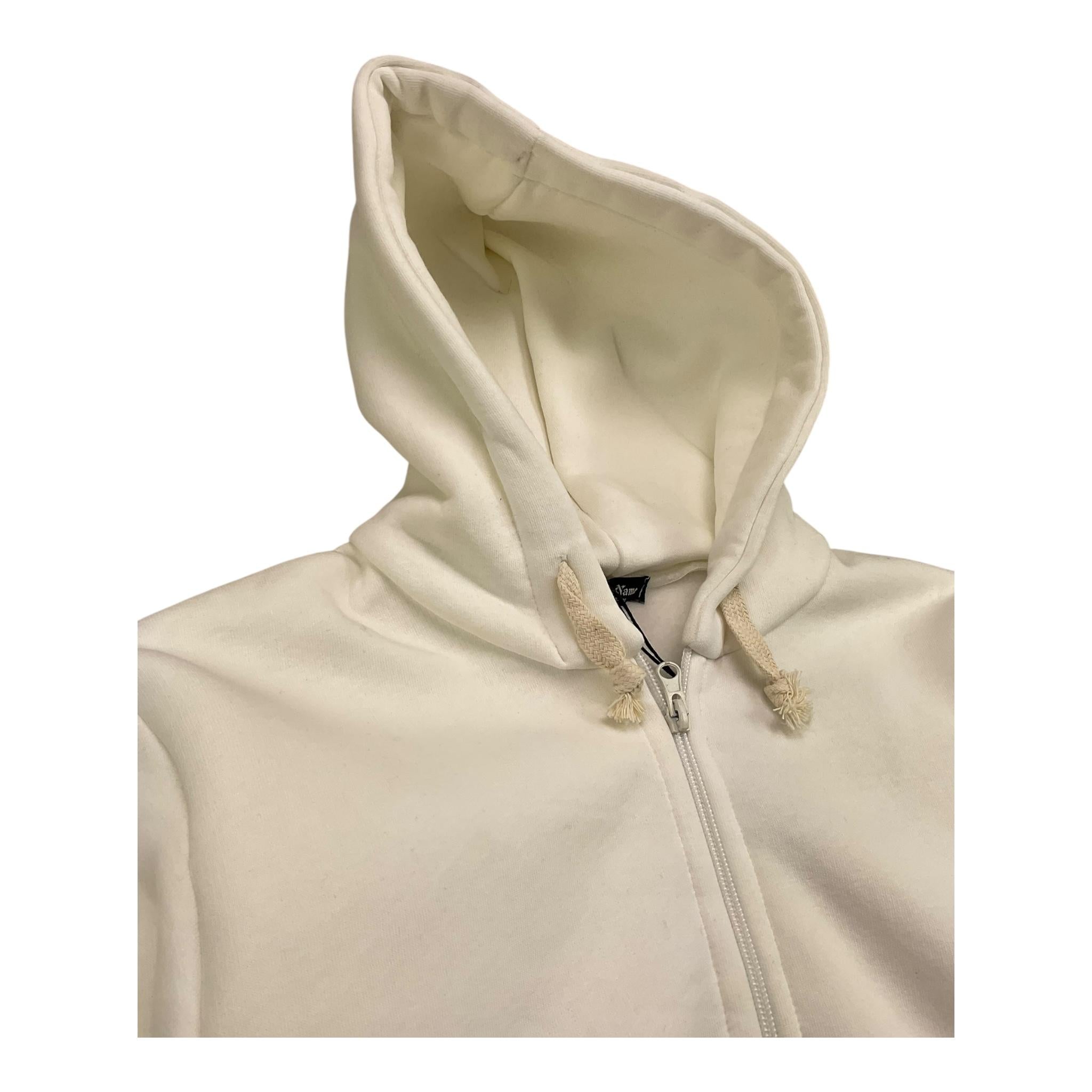 BRAND NAME felpa con zip e cappuccio tinta unita Bianco per Bambino BN1095S BIANCO BRAND NAME 