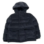 SAINT BARTH giubbino tinta unita con cappuccio in velluto Blu per Bambino GENEVE BLU SAINT BARTH 