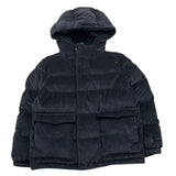 SAINT BARTH giubbino tinta unita con cappuccio in velluto Blu per Bambino GENEVE BLU SAINT BARTH 