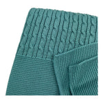 MAC ILUSIO'N coperta tinta unita con ricami Verde per Neonato TO77X VERDE MAC ILUSIO'N 