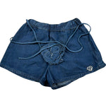 Liu Jo Short Tinta Unita In Denim per Neonata KA5123X BLU LIU JO 