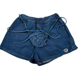 Liu Jo Short Tinta Unita In Denim per Neonata KA5123X BLU LIU JO 