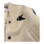CALVIN KLEIN giubbino modello college bicolore con bottoni Beige/nero per Bambino IBO2294T BEIGE/NERO CALVIN KLEIN 