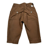 Yes London Pantalone Tinta Unita con Elastico In Vita per Neonato JR3035N MARRONE YES LONDON 