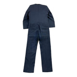 Shako' Complete 3 Piece Shirt-Jacket-Pants-Bow Tie Blue For Boys