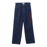 LANVIN jeans tinta unita cn logo Blu per Bambino N30132 BLU LANVIN 