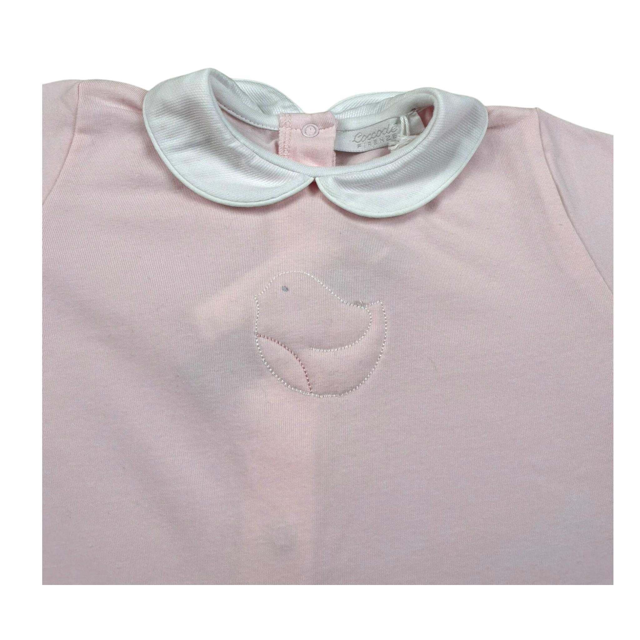Coccode Completo 2 Pezzi T-Shirt-Culotte per Neonata C551672 ROSA COCCODE 