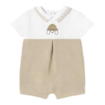 Mayoral Set 2 Pagliaccetti Bicolore per Neonato 1705X BIANCO/BEIGE MAYORAL 