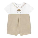 Mayoral Set 2 Pagliaccetti Bicolore per Neonato 1705X BIANCO/BEIGE MAYORAL 