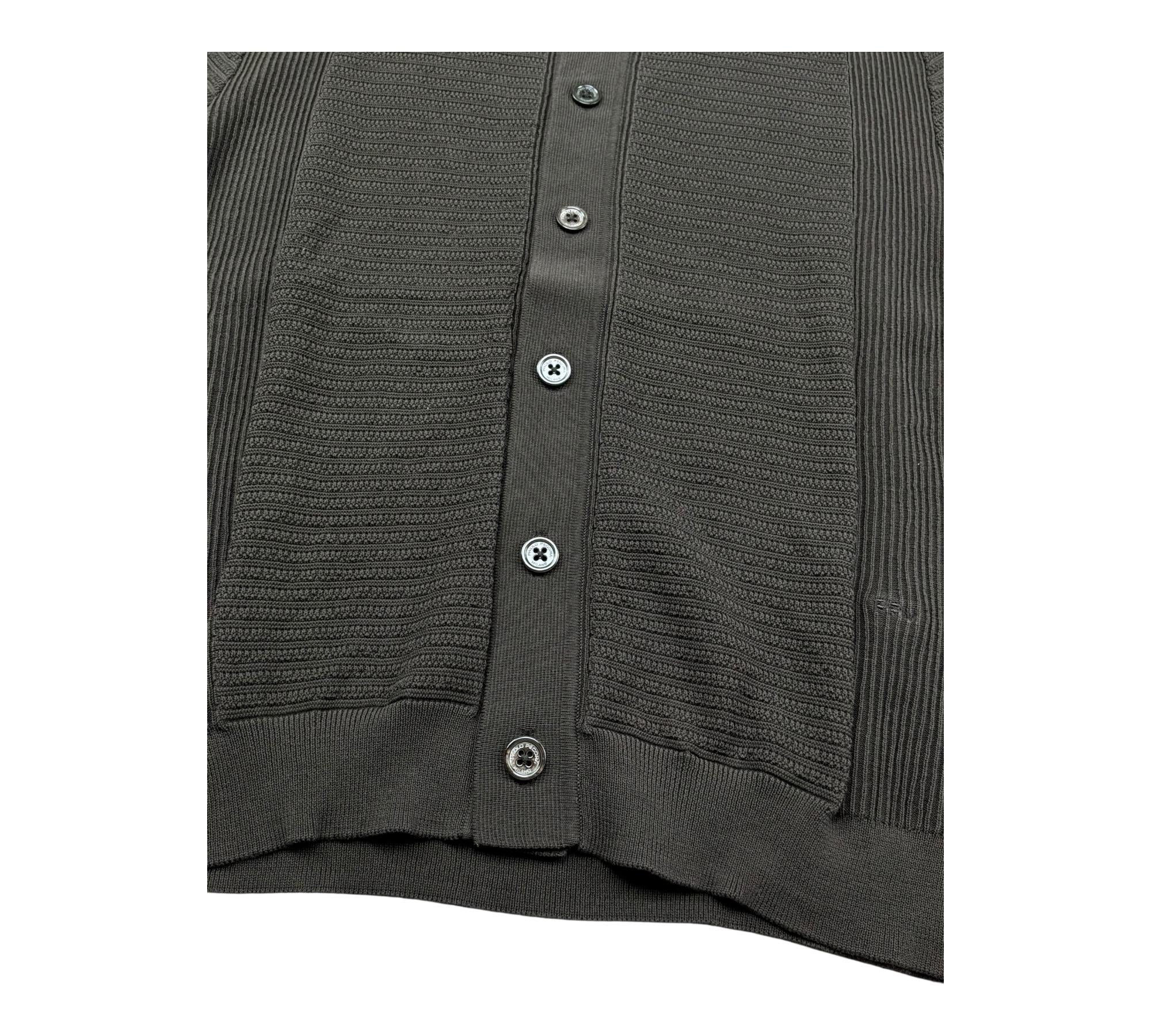 Paolo Pecora Camicia Mezza Manica Tinta Unita Traforato per Bambino PP4276 MARRONE PAOLO PECORA 