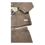 LALALU' completo 2 pezzi maglia-pantalone tinta unita Tortora per Neonato CPL3N TORTORA LALALU' 