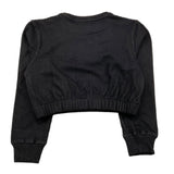 REPLAY felpa chiusa modello crop tinta unita Nero per Bambina S2132 NERO REPLAY 