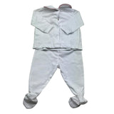 Isabel & Martinez Completo 2 Pezzi Shirt-Ghettina Tinta Unita per Neonata IM25N436 BIANCO ISABEL & MARTINEZ 