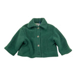 PICCOLA LUDO giubbino modello cappotto tinta unita con bottoni Verde per Bambina BS9WB018 VERDE PICCOLA LUDO 
