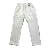 Daniele Alessandrini Plain Trousers With Elastic Waist White For Newborn