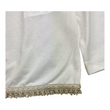 CAFFE' D'ORZO shirt tinta unita girocollo Bianco per Bambina ZV8A10 BIANCO CAFFE' D'ORZO 