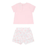 MARC JACOBS completo 2 pezzi t-shirt-short Rosa per Neonata W60153 ROSA MARC JACOBS 