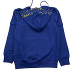 JOHN RICHMOND felpa chiusa con cappuccio tinta unita con stampa Blu per Bambino RBA25220FE BLU JOHN RICHMOND 