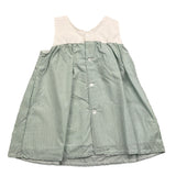 Squid Dress Sleeveless Striped Pattern Green For Baby Girl
