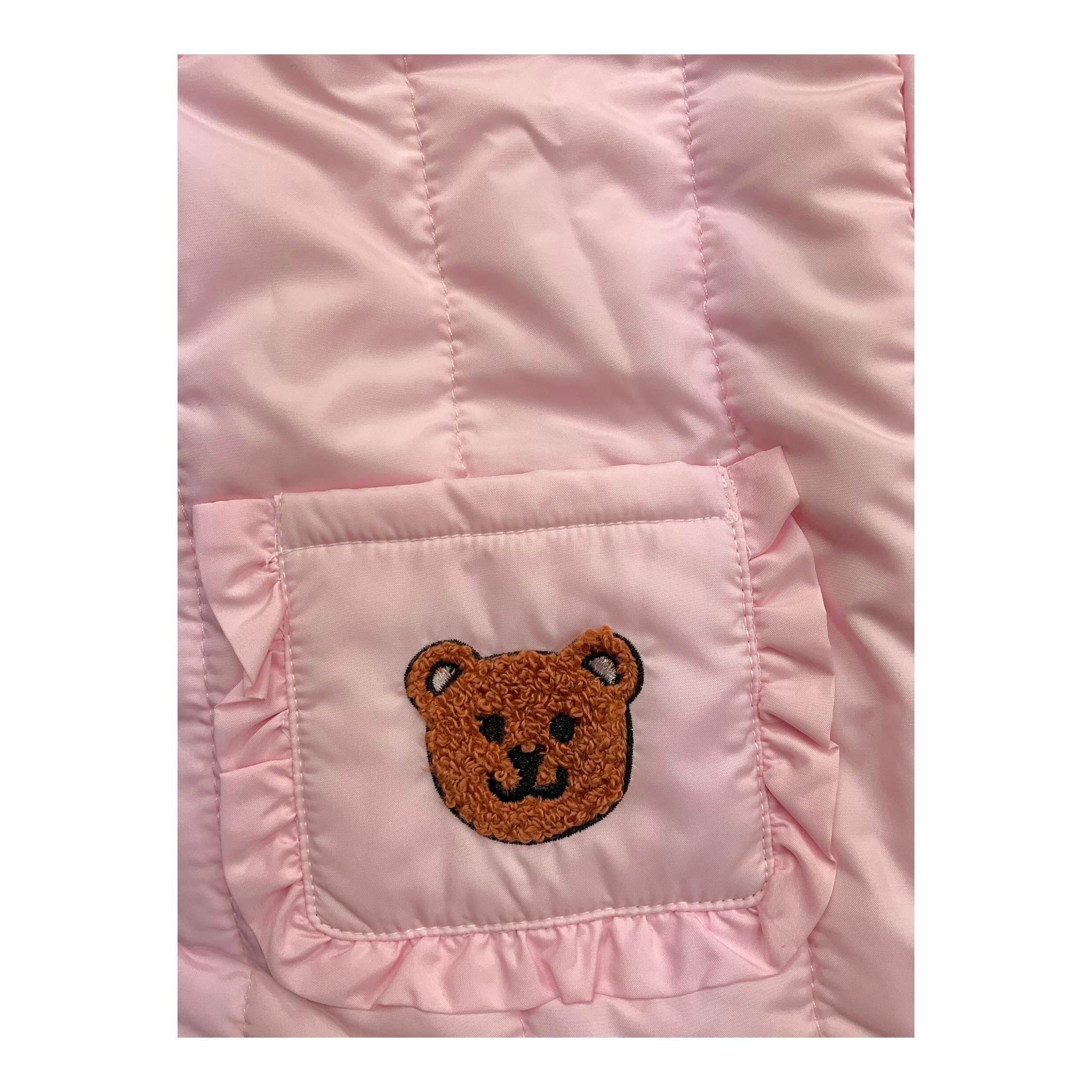 GUESS giubbino tinta unita con zip e cappuccio Rosa per Neonata A4YL00WCFM0 ROSA GUESS 