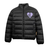 giubbino tinta unita con zip e stampa JGP26019PI NERO JUST CAVALLI 