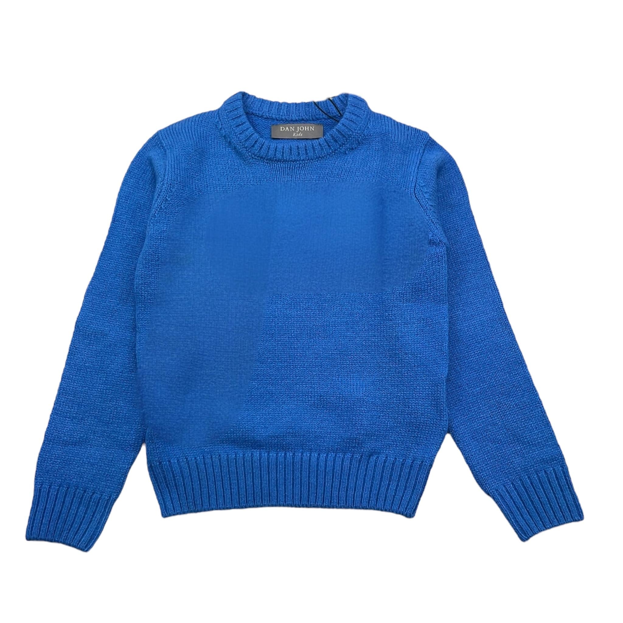 DAN JOHN maglia girocollo tinta unita Cobalto per Bambino MGD5307J COBALTO DAN JOHN 