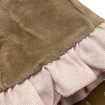 LA STUPENDERIA cappello tinta unita in velluto Marrone per Neonata TBCP58 MARRONE LA STUPENDERIA 