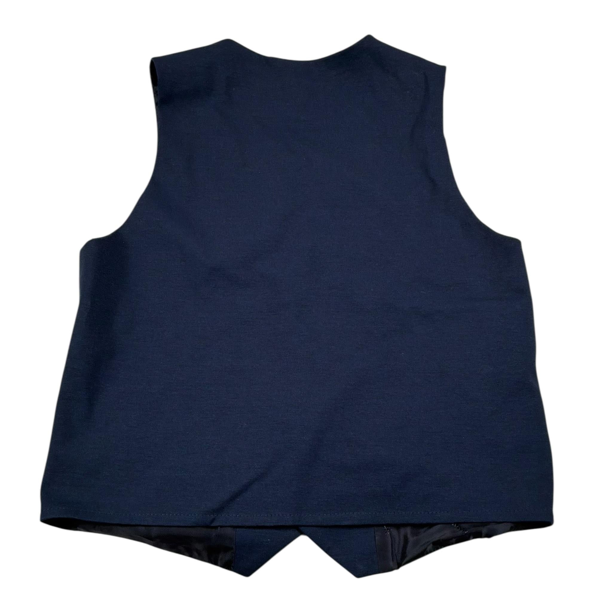 Manuel Ritz Gilet tinta unita con Bottoni Blu per Bambino MR2929 BLU MANUEL RITZ 