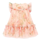 Angel'S Face Abito Tinta Unita con Tulle per Neonata ROSEBUDX PESCA ANGEL'S FACE 