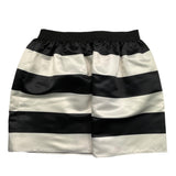Twinset Two-Tone Striped Skirt Black/White For Girls