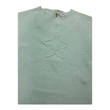 Wedoble Baby Romper Solid Color Aqua Green Half Sleeve