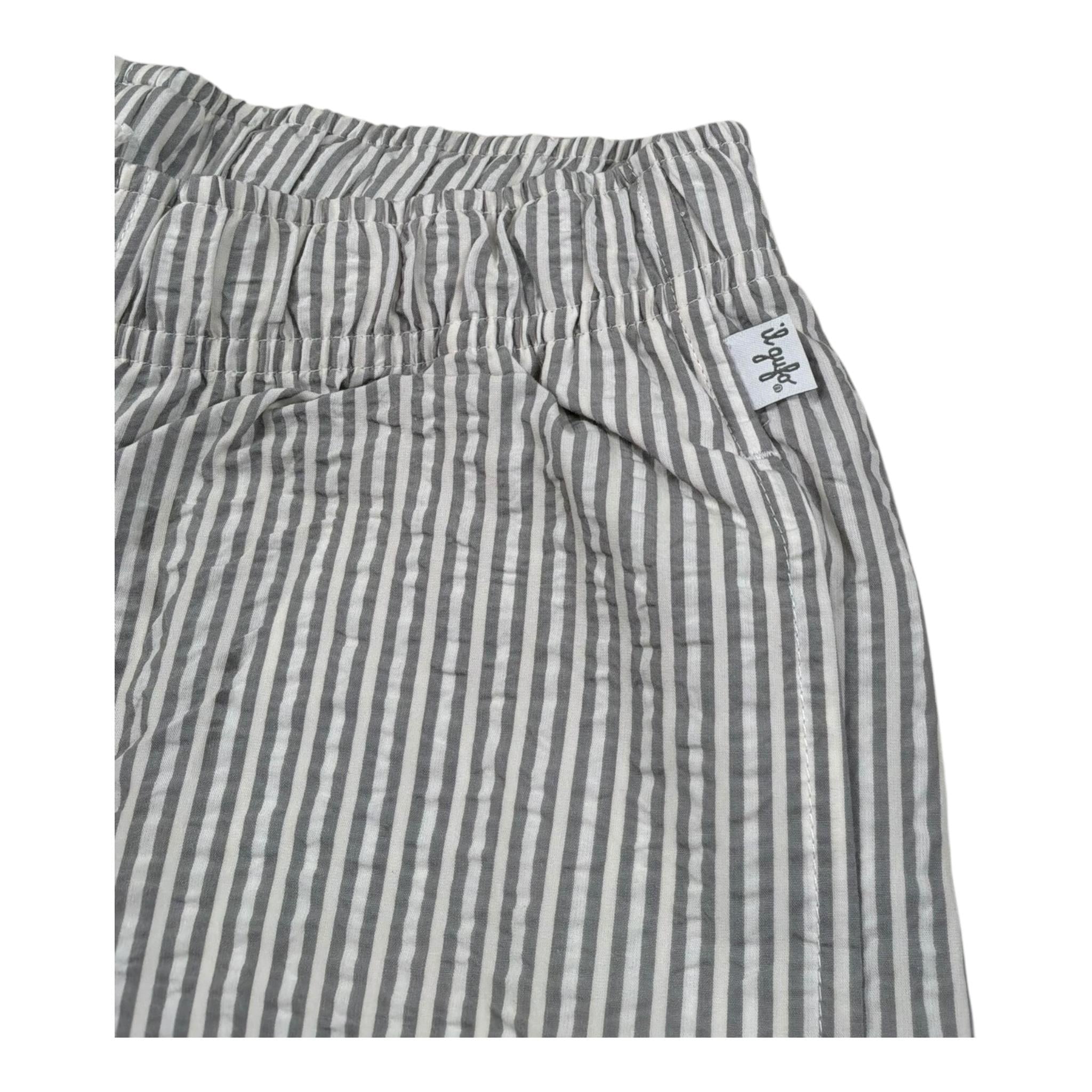 Il Gufo Bermuda Fantasia A Righe Bicolore per Bambino P25PB180C1080 BIANCO/GRIGIO IL GUFO 